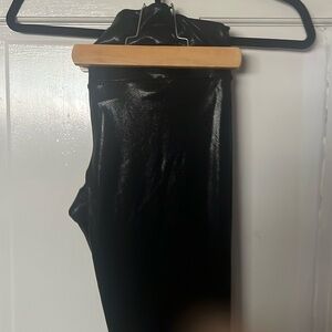 Leather looking legging